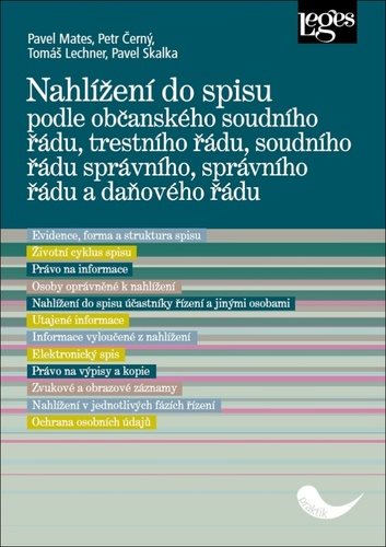 Nahlížení do spisu - Kniha - Main image