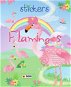 Flamingos stickers - Kniha