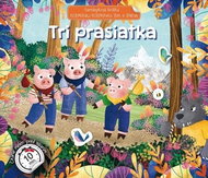 Samolepková knížka Tři prasátka: Povídej pohádku zas a znova - Samolepka