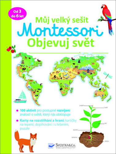 Můj velký sešit Montessori Objevuj svět - Kniha - Hlavní obrázek
