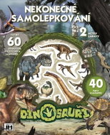 Nekonečné samolepkování Dino - Kniha