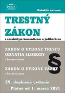 Trestný zákon s rozsiahlym komentárom a judikatúrou: IX. doplnené vydanie platné od 1. marca 2021 - Kniha