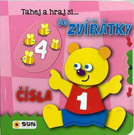 Tahej a Hraj si se ZVÍŘATKY ČÍSLA: Leporelo s posuvnými prvky - Kniha