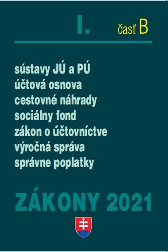Zákony I-B/2021: účtovné zákony - Kniha - Main image