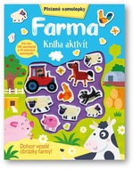 Plstené samolepky  Farma  kniha aktivít - Kniha