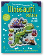 Trojrozmerné samolepky Dinosaurí ostrov - Kniha