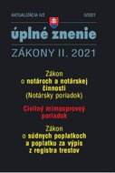 Aktualizácia II/2 2021: Súdne poplatky a poplatky za výpis z registra trestov - Kniha