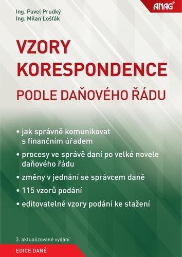 Vzory korespondence podle daňového řádu - Kniha - Main image