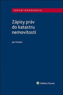 Zápisy práv do katastru nemovitostí  - Kniha