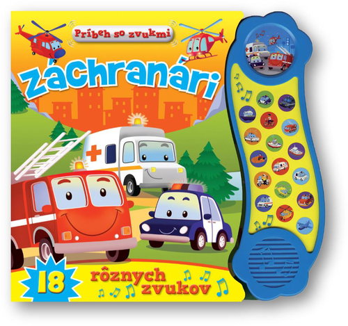 Príbeh so zvukmi Záchranári – 18 rôznych zvukov - Kniha - Main image