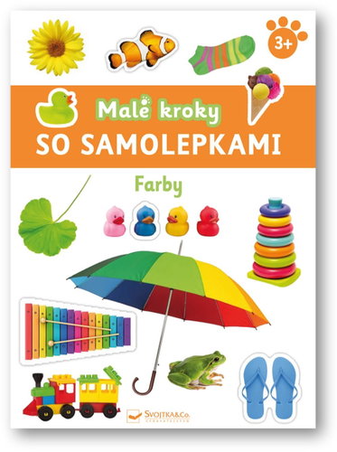 Farby  Malé kroky so samolepkami 3+ - Kniha - Main image