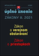 Aktualizácia II/3 2021 Zákon o verejnom obstarávaní, Zákon o priestupkoch: Obchodné právo - Kniha
