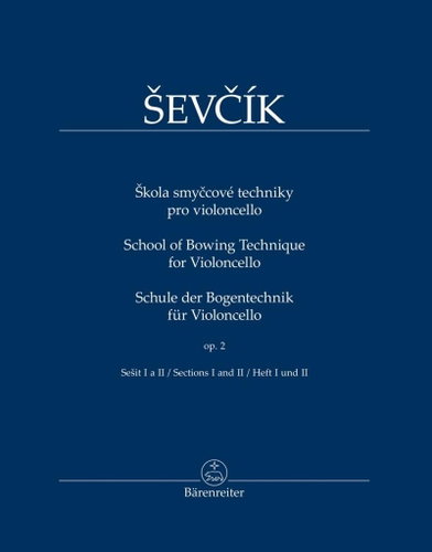 Škola smyčcové techniky pro violoncello: op. 2, sešit I a II - Kniha - Main image