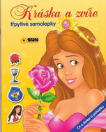 Kráska a zvíře třpytivé samolepky: Čti a dolep si pohádku - Kniha