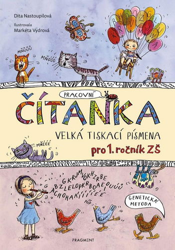Čítanka Velká tiskací písmena: pro 1. ročník ZŠ, Genetická metoda - Kniha - Hlavní obrázek