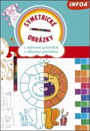 Symmetrical pictures with rainbow crayon/rainbow crayon - Colouring Book