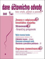 DUO 8/2021   – Zmeny v daniach a v účtovníctve: Zmeny v odpisovaní majetku, Finančný príspevok na st - Kniha
