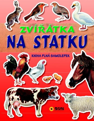 Zvířátka na statku: Kniha plná samolepek - Kniha - Main image