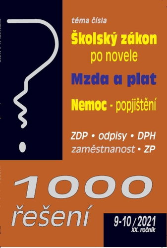 1000 řešení 9-10/2021 - Kniha - Main image