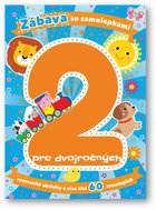 Zábava so samolepkami pre dvojročných - Kniha