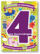 Zábava so samolepkami pre štvorročných - Kniha