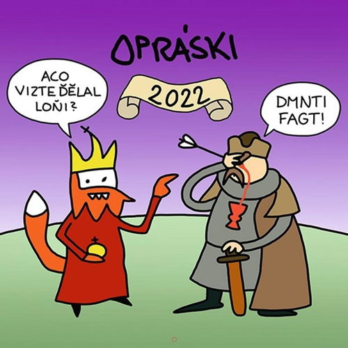 Opráski - nástěnný kalendář 2022 - Nástěnný kalendář - Main image