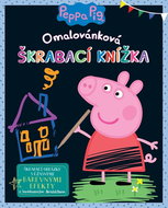 Peppa Pig Omalovánková škrábací knížka  - Kniha