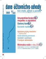 DUO 12/20201  – Dane, účtovníctvo, odvody bez chýb, pokút a penále - Kniha