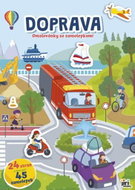 Doprava Omalovánky se samolepkami - Kniha