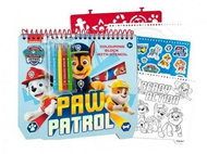 Pad + markers 4pcs with stickers Paw Patrol - Felt Tip Pens