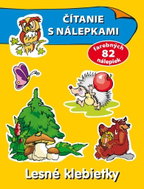 Čítanie s nálepkami Lesné klebietky: 82 farebných nálepiek - Kniha