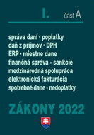 Zákony I-A/2022 – daňové zákony - Kniha