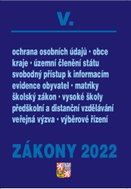 Zákony V/2022 – veřejná správa, školy - Kniha