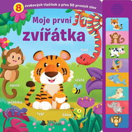 Moje první zvířátka: 8 zvukových tlačítek a přes 50 prvních slov - Kniha