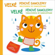 Velké pěnové samolepky Kočka: Veľké penové samolepky Mačka - Kniha