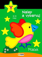 Nalep a vybarvuj Ptáček: 2 - 3 roky - Kniha