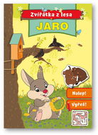 Zvířátka z lesa Jaro: Nalep! Vyřeš! - Kniha