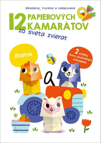 12 papierových kamarátov zo sveta zvierat Statok - Kniha - Main image