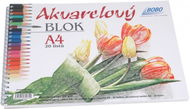 Akvarelový blok A4, čistý, 20 listů - Omalovánky
