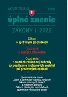 Aktualizácia I/1 2022 – daňové a účtovné zákony - Kniha