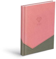 Diář 2023 D801 PU Pink/gray - Diář