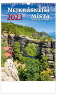 Nejkrásnější místa ČR 2023 - nástěnný kalendář - Nástěnný kalendář