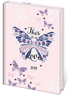 Diář 2023 A5 LYRA denní Butterfly - Diář