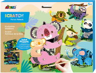 Movable scratching pictures Forest animals - Scratch Pictures