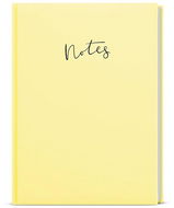 Notes linkovaný Pastel žlutá - Zápisník