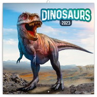 Poznámkový kalendář Dinosauři 2023 - nástěnný kalendář - Nástěnný kalendář