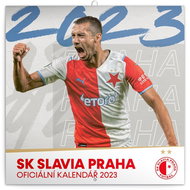 Poznámkový kalendář SK Slavia Praha 2023 - nástěnný kalendář - Nástěnný kalendář