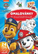 Omalovánky se samolepkami Tlapková patrola - Omalovánky