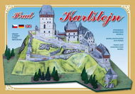 Hrad Karlštejn: Stavebnice papírového modelu - Vystřihovánky