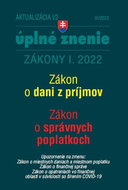 Aktualizácia I/2 2022 – daňové a účtovné zákony - Kniha